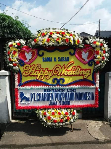 Karangan Bunga Pernikahan  di Bangka